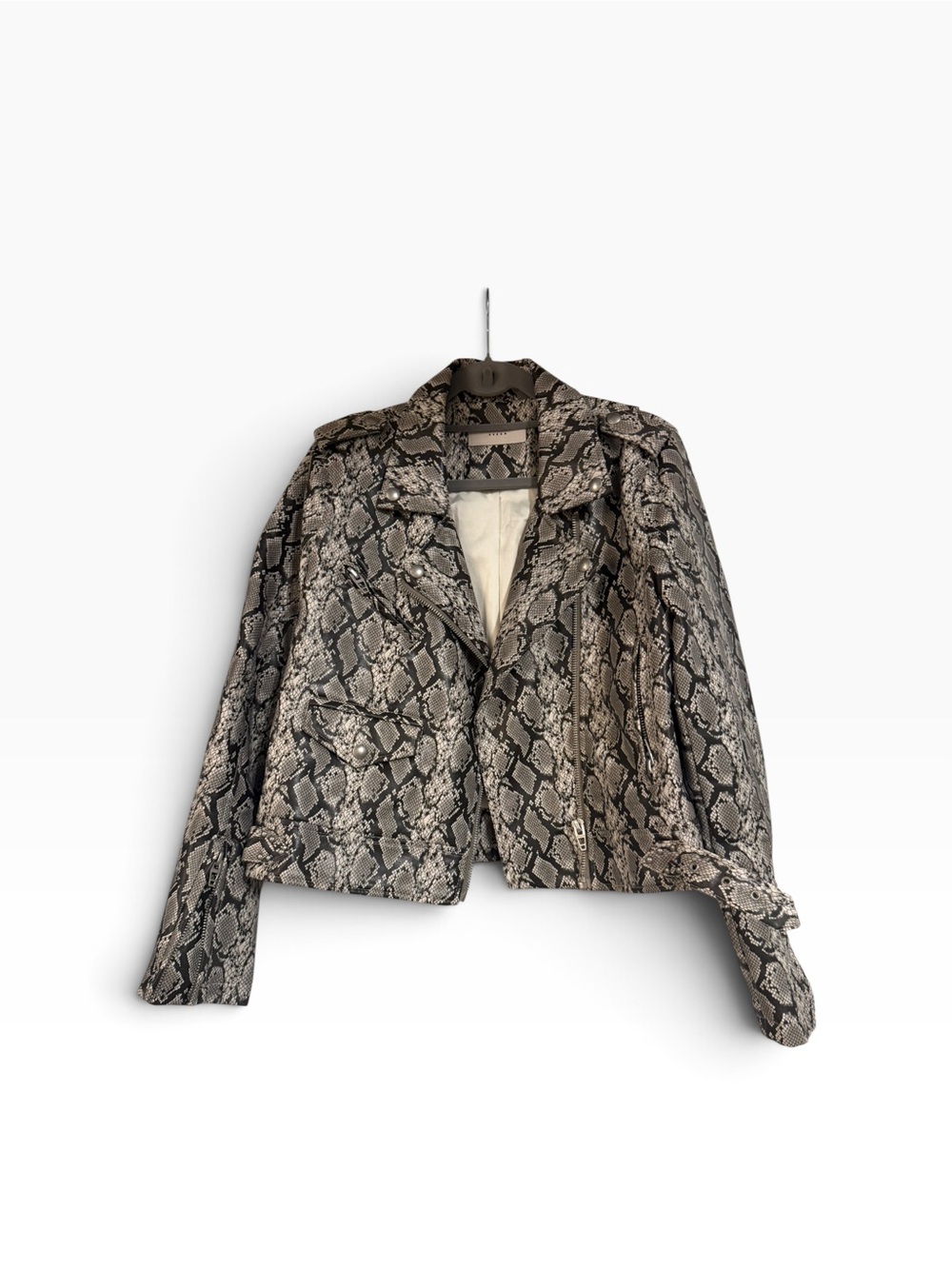 BLANKNYC “Anaconda” Snake Print Jacket